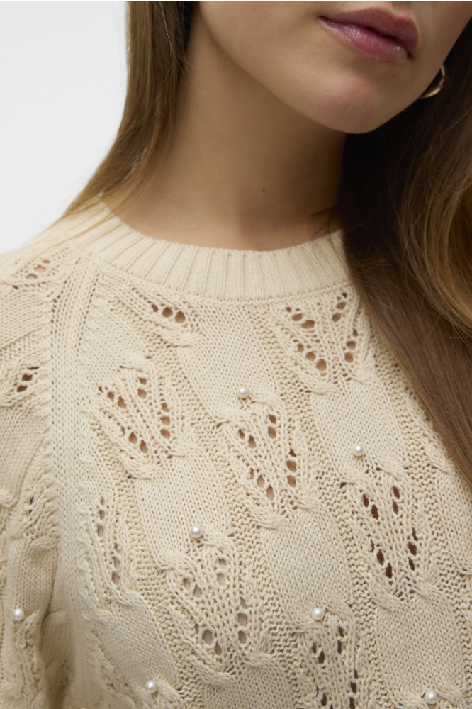VMPRECIOUS 2/4 O-NECK PULLOVER 10328198 BIRCH